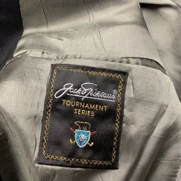 Jack Nicklaus Blue Sport Coat‎ Tournament Series Mens Size 41R - Picture 6 of 7